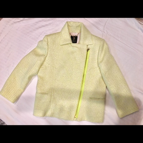 Lime- Green cropped Jacket - Picture 7 of 7